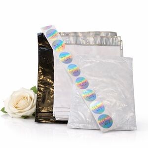 110 Piece Black and White Shipping Supplies Bundle